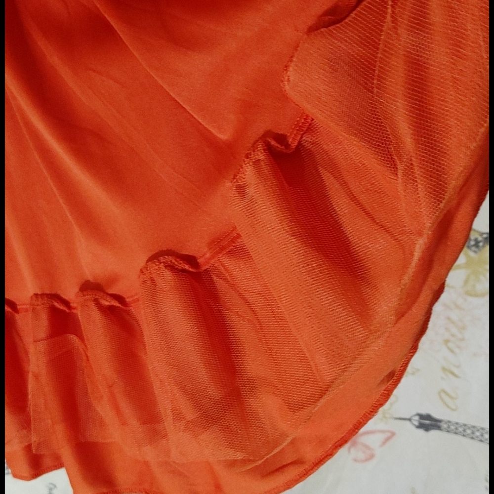 Ashley Stewart's Plus Size Orange Dress - Picture 6 of 13
